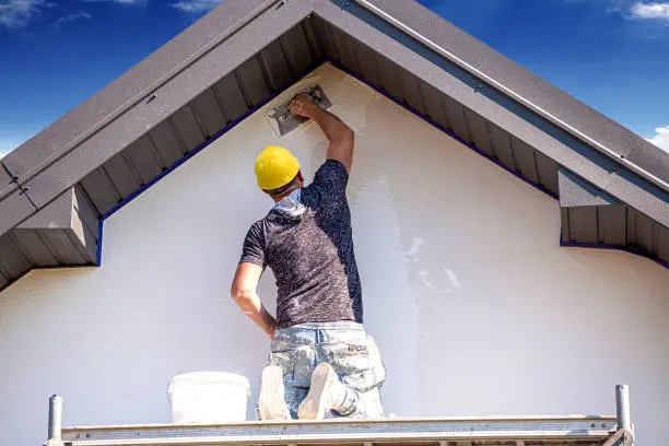Peinture extérieure d'une maison